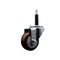 Service Caster 3'' Maroon Poly Wheel Swivel 3/4'' Expanding Stem Caster SCC-EX20S314-PPUB-MRN-34 - alternate 1